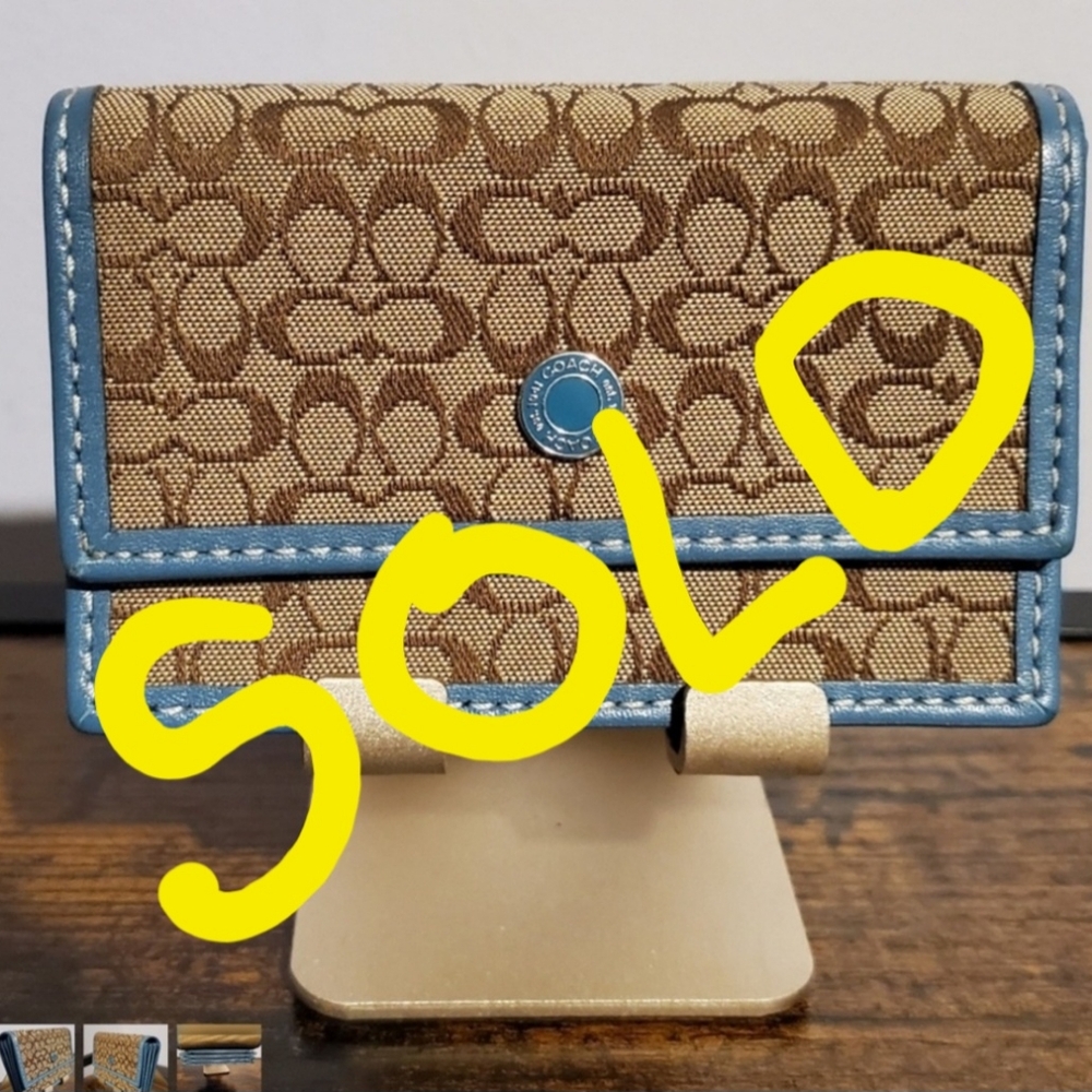 COACH credit card holder